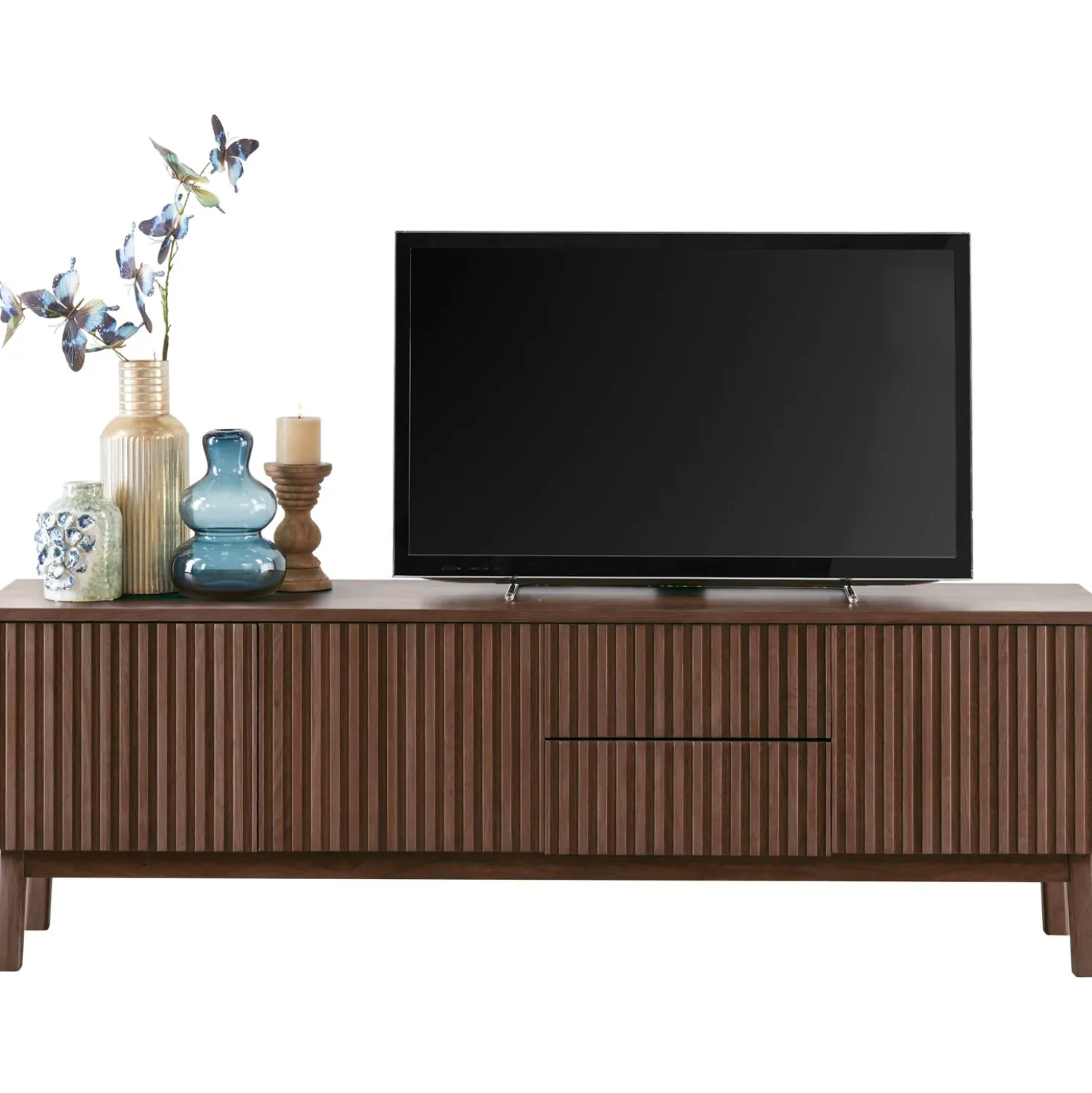TV-meubel Arrosto Eikenhout 58x180x40 cm Dark Roast