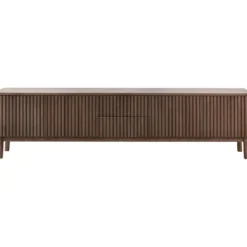 TV-meubel Arrosto Eikenhout 58x225x40 cm Dark Roast