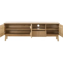 TV-meubel Arrosto Eikenhout 58x180x40 cm light roast