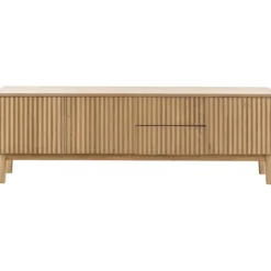 TV-meubel Arrosto Eikenhout 58x180x40 cm light roast