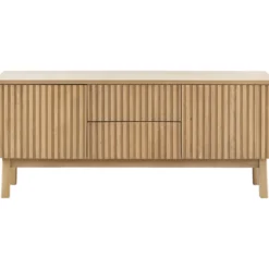 TV-meubel Arrosto Eikenhout 58x135x40 cm light roast