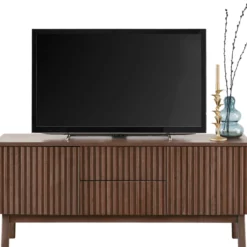 TV-meubel Arrosto Eikenhout 58x135x40 cm Dark Roast