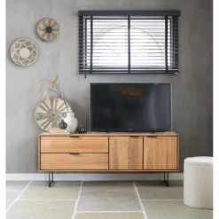 Tv-meubel Aska (157 Cm) teak naturel brushed