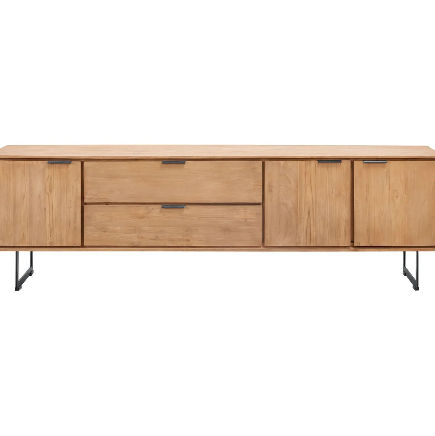 Tv-meubel Aska (195 Cm) teak naturel brushed