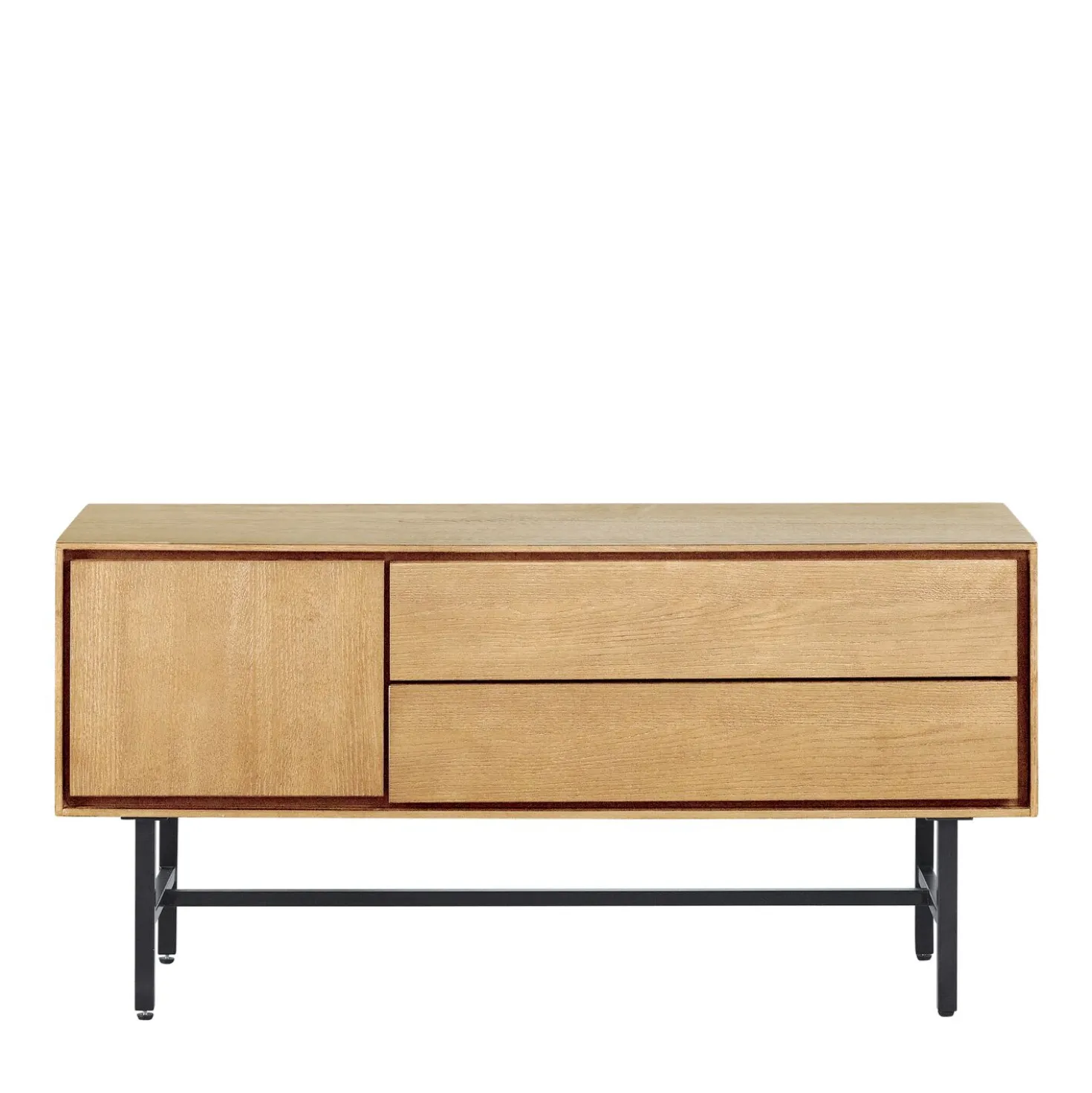 TV-meubel Belvio 125 cm light oak