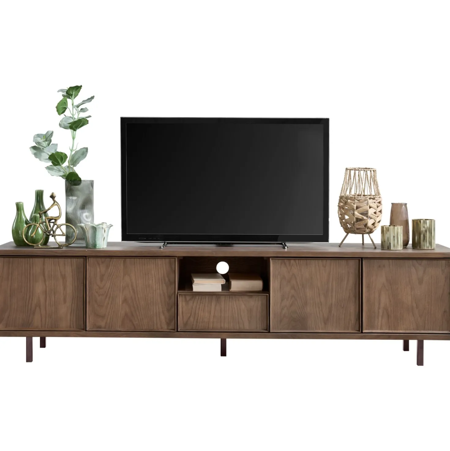 Tv-meubel Calvo 205 cm bruin
