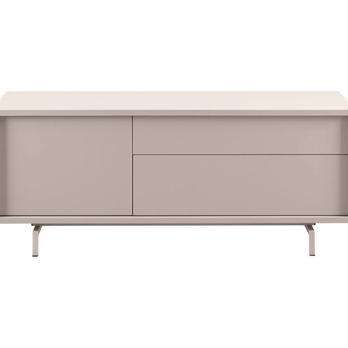 TV-meubel Famosa 132 cm grijs
