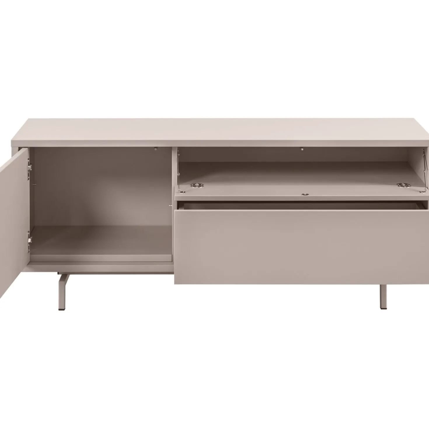 TV-meubel Famosa 132 cm grijs