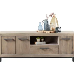 TV-meubel HEVANO (162 CM) eikenhout moose