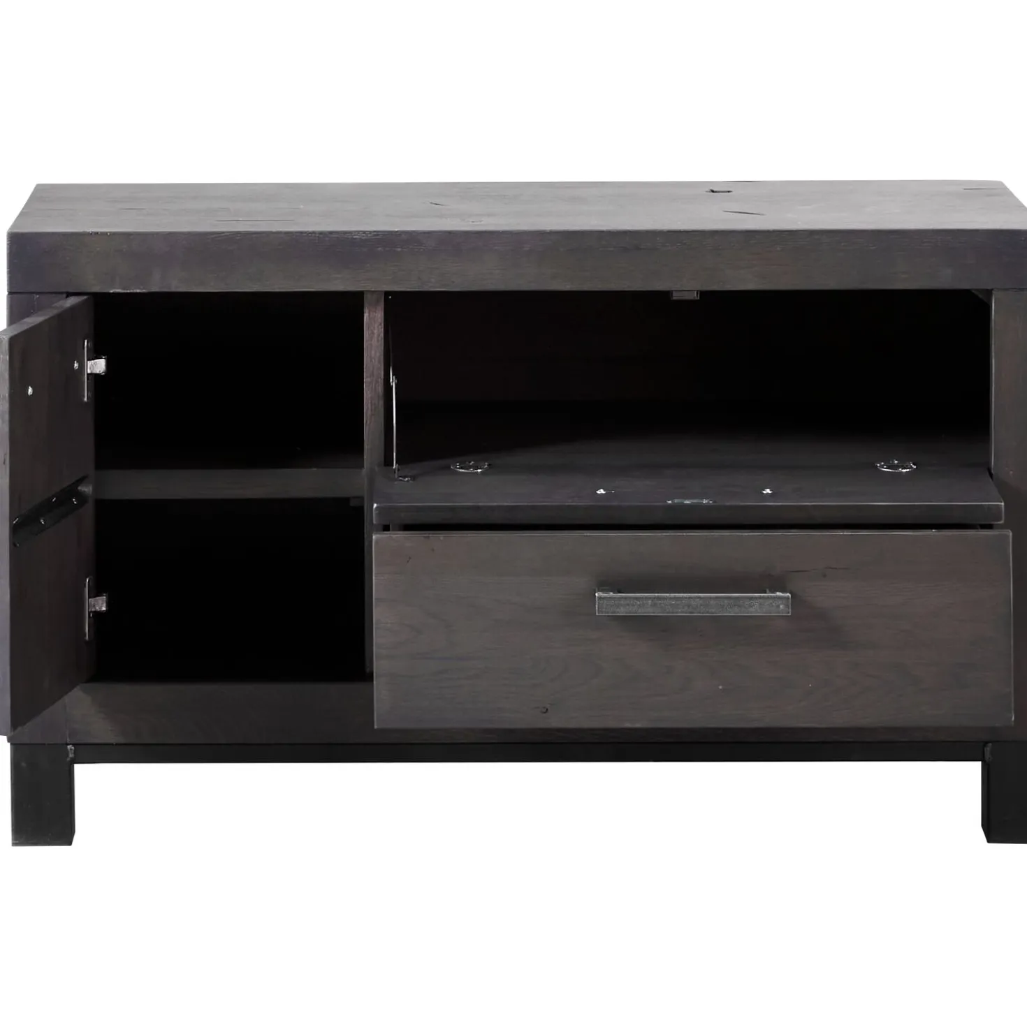 TV-meubel HEVANO (102 CM) grafiet eiken hout