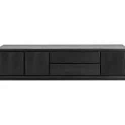 TV-meubel Lavio (203 cm) eiken zwart