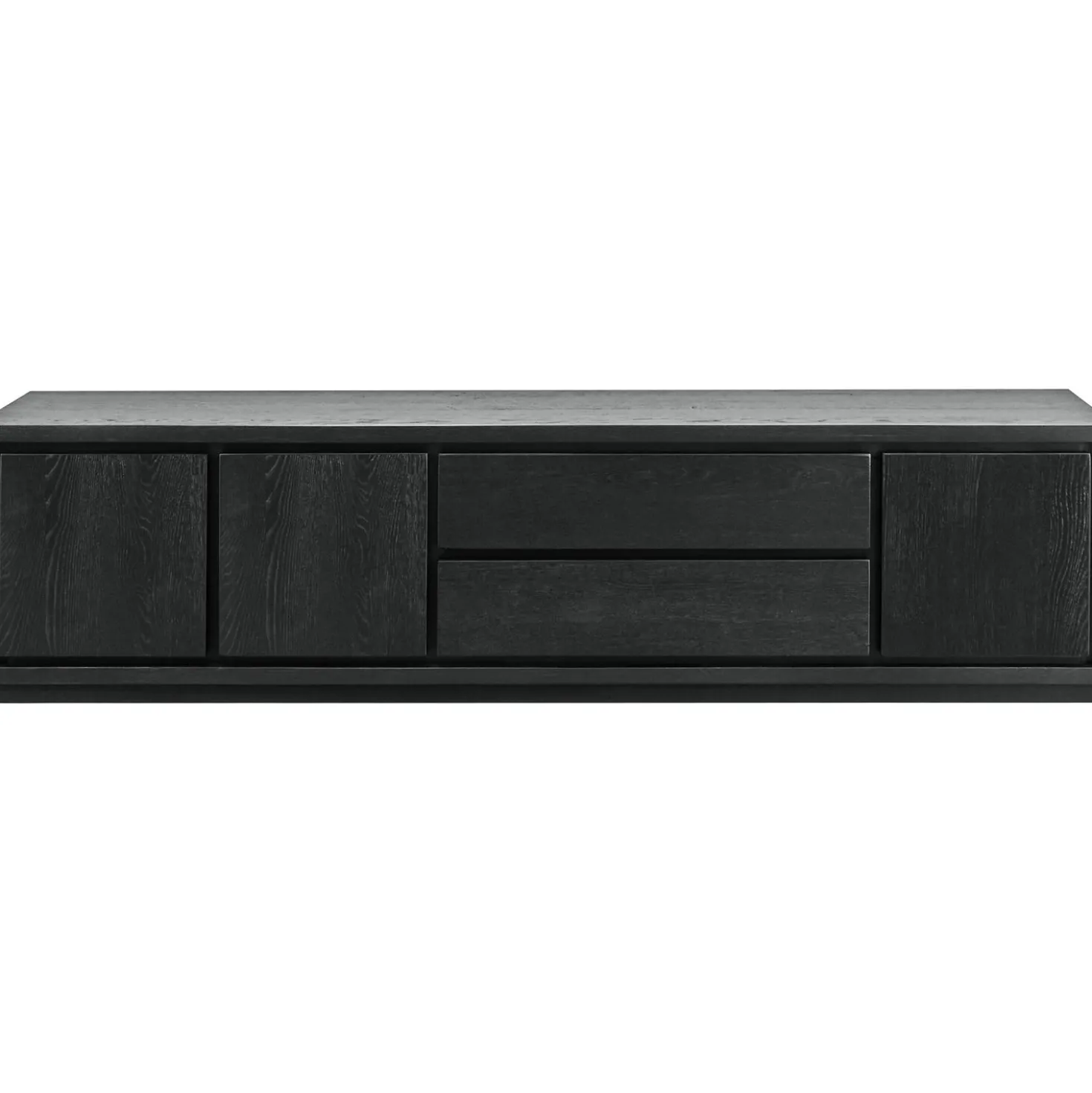 TV-meubel Lavio (203 cm) eiken zwart
