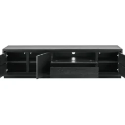 TV-meubel Lavio (203 cm) eiken zwart