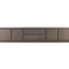 Tv-meubel Lavio Grafiet eikenhout 242 cm