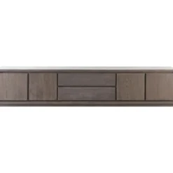 Tv-meubel Lavio Grafiet eikenhout 242 cm