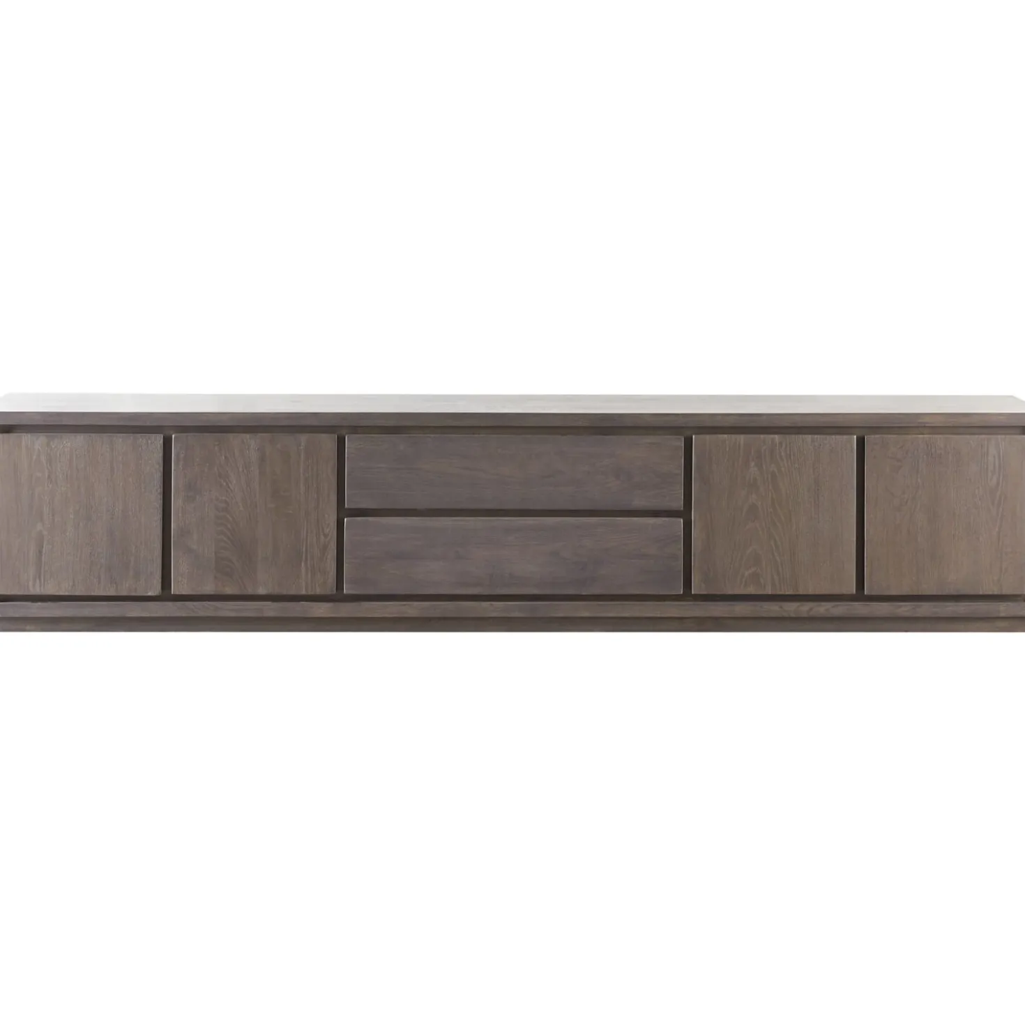 Tv-meubel Lavio Grafiet eikenhout 242 cm