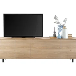 Tv-meubel Lirona Old oak 187 cm