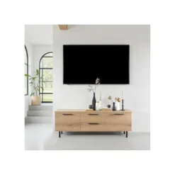 Tv-meubel Paranno 165 cm bruin