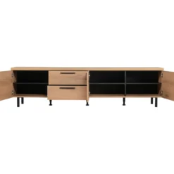 Tv-meubel Paranno 220 cm bruin