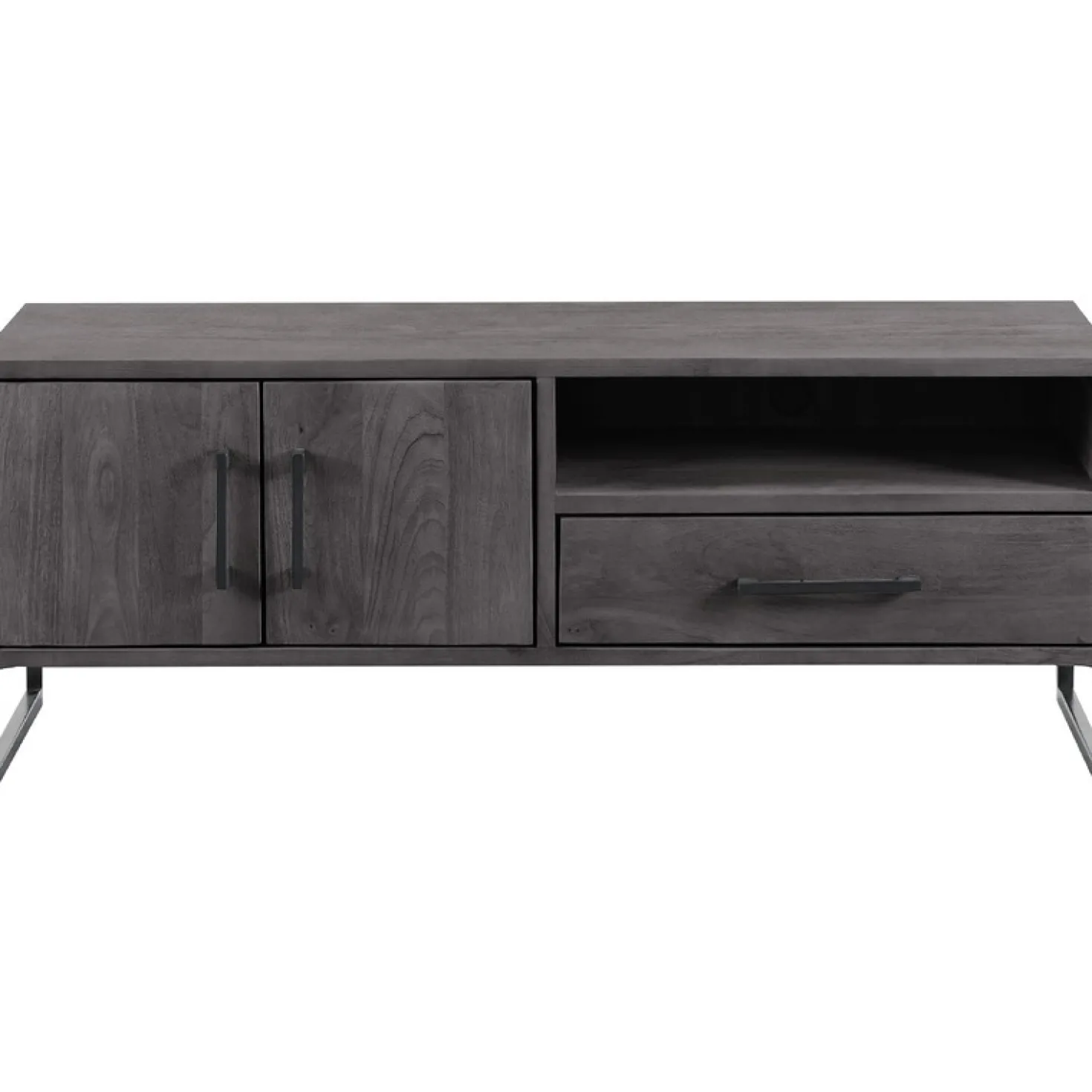 TV-meubel Piastra 126 cm zwart