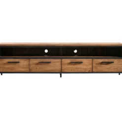 TV-meubel ROMARO (200 CM) teakhout mix rough