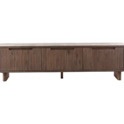 Tv-meubel Tondato 210 cm bruin acaciahout