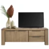 Tv-meubel Valvola (165 cm) acaciahout smoked brown