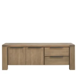 Tv-meubel Valvola (165 cm) acaciahout smoked brown