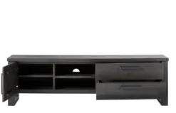 TV-meubel VERATO (200 CM) eiken grafiet