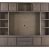 Tv-wandmeubel Lavio Grafiet eikenhout 242 cm