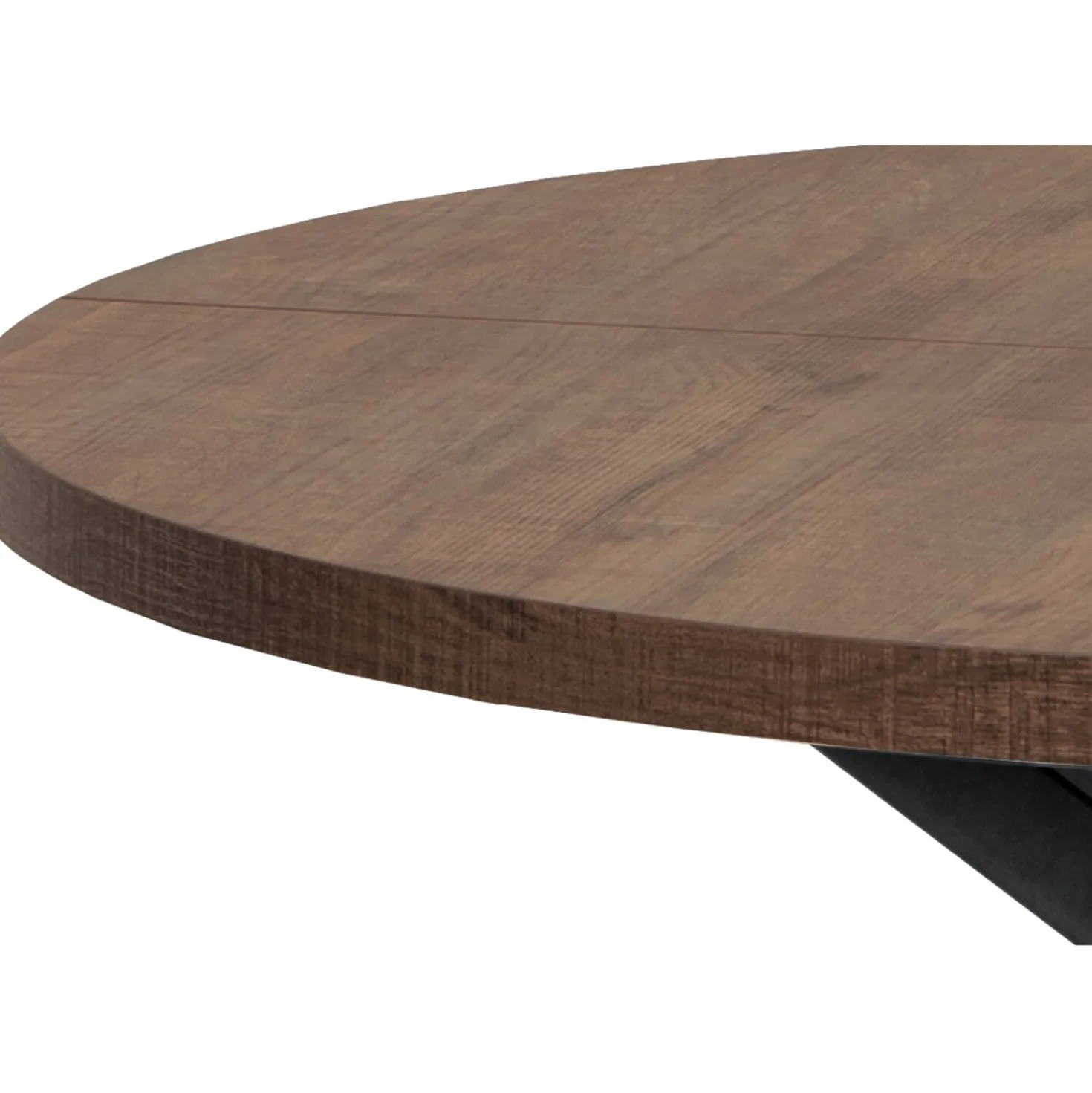 Uitschuifbare eettafel Mascaro 130/170x130 cm rond