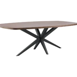 Uitschuifbare eettafel Mascaro 220/280x120 cm Deens ovaal