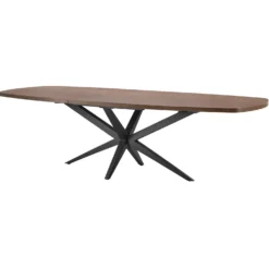 Uitschuifbare eettafel Mascaro 200/260x102 cm Deens ovaal