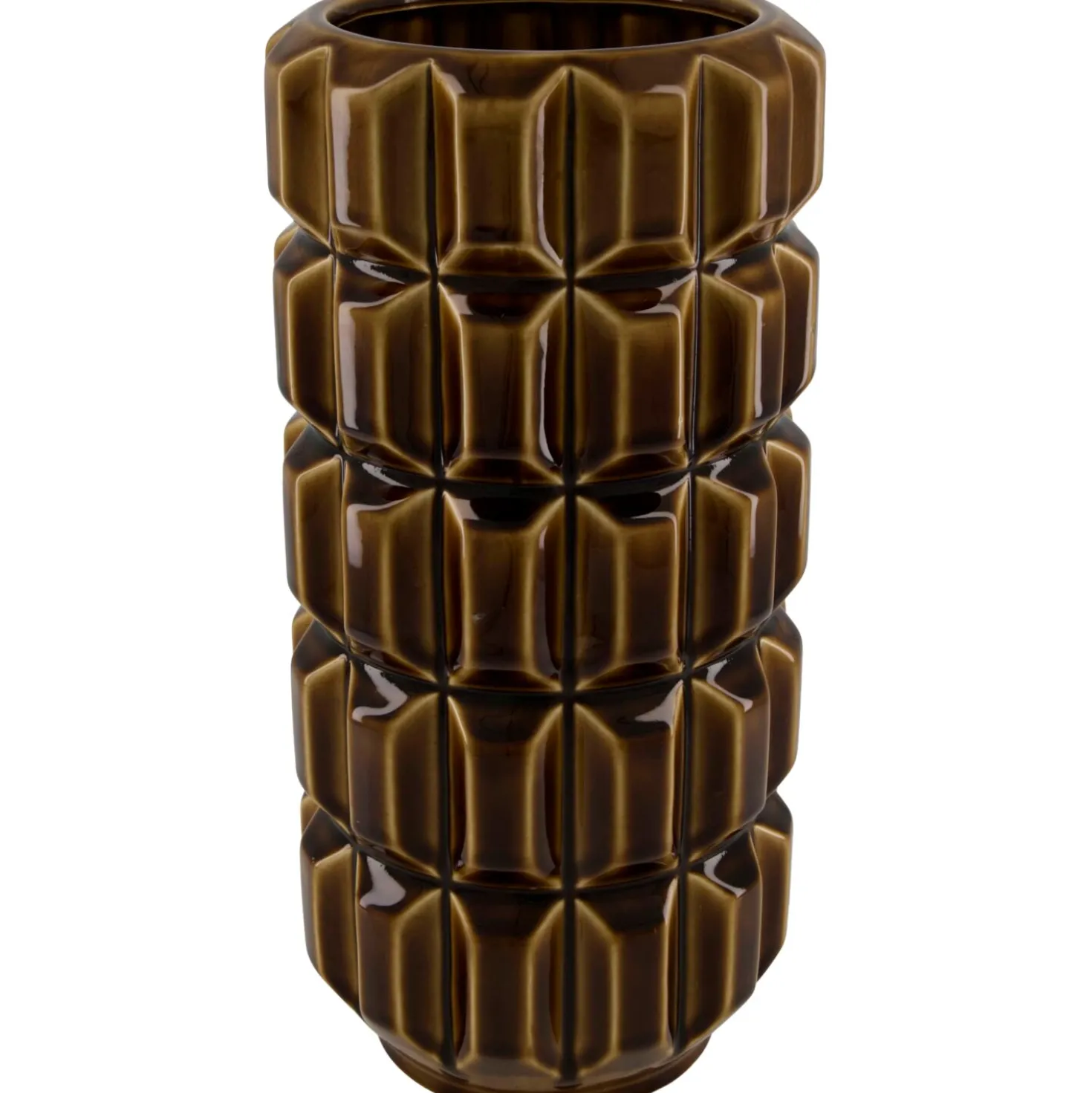 Vaas Diveria Keramiek bruin small