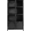 Vitrinekast CARPINO (90 CM) metaal glas