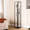 Vloerlamp Tiamo Zwart staal 160x25 cm