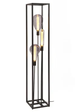 Vloerlamp Tiamo Zwart staal 160x25 cm