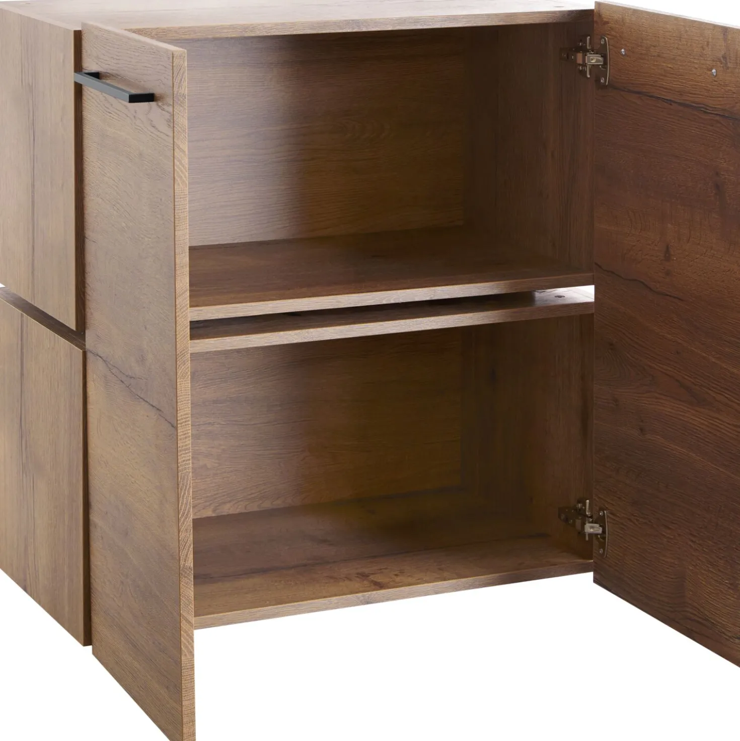 Wandkast Sistema 226x166x45 cm bruin