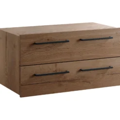 Wandkast Sistema 226x88x45 cm donkerbruin