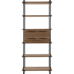 Wandkast Sistema 226x88x45 cm donkerbruin