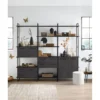 Wandkast Sistema 226x244x45 cm zwart