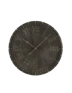 Wandklok Nimar Rond 60cm bruin