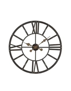 Wandklok Nimar Rond 60cm bruin