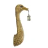 Wandlamp Mozzi Struisvogel antiek brons