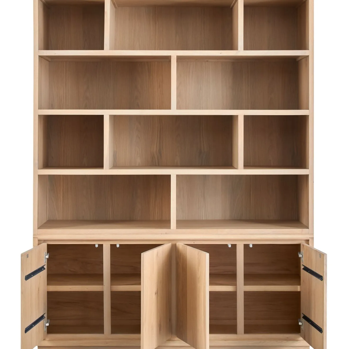 Wandmeubel Lavio Eiken 164 cm naturel grijs