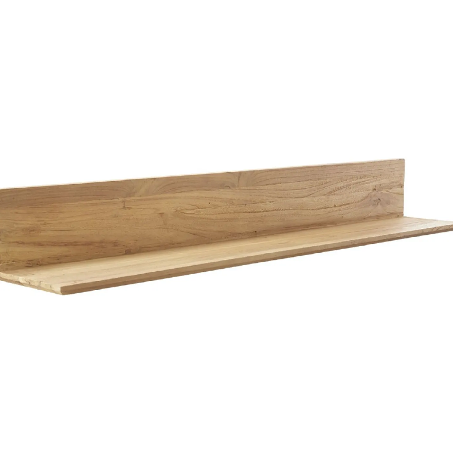 Wandplank Aska 157cm teak naturel brushed