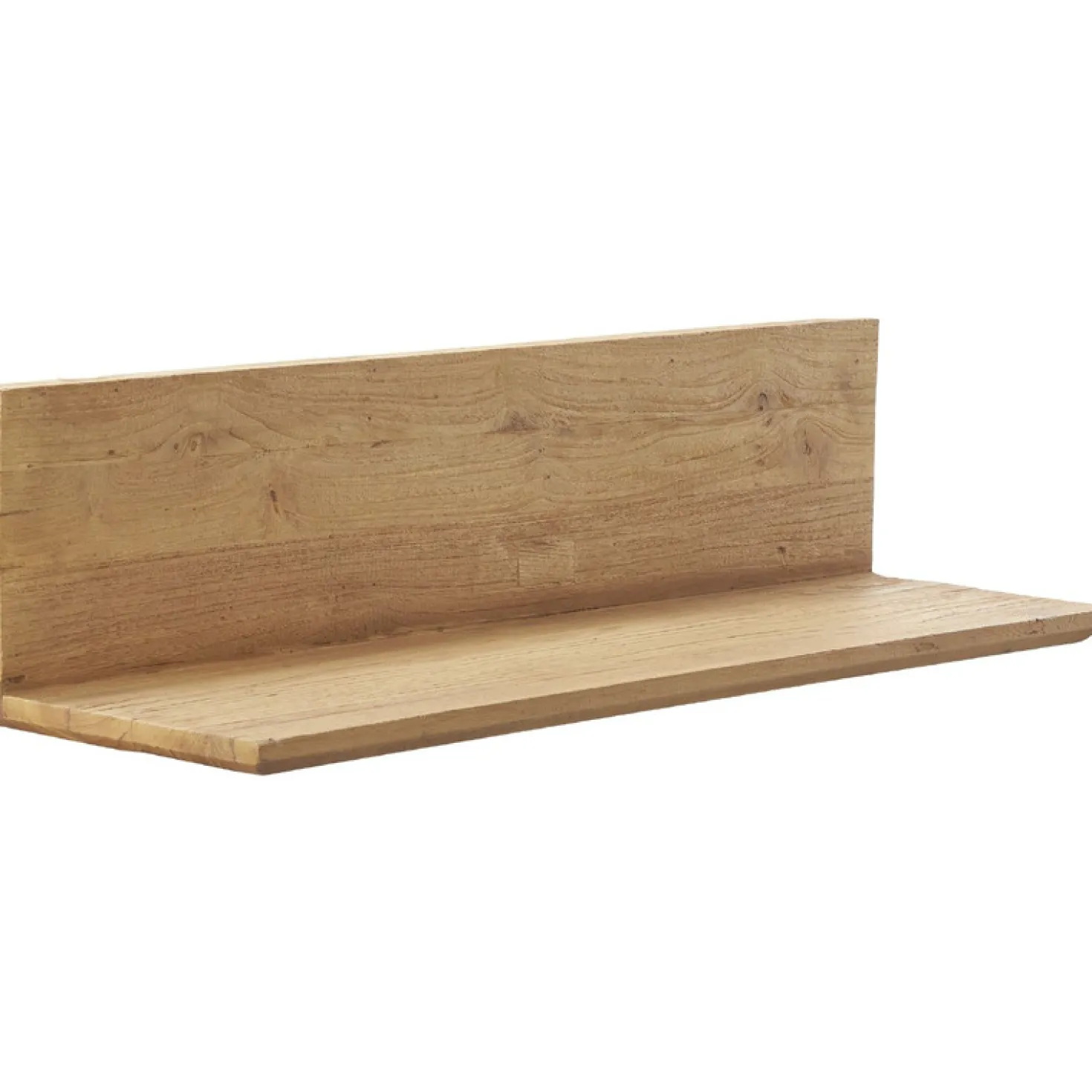 Wandplank Aska 80cm teak naturel brushed