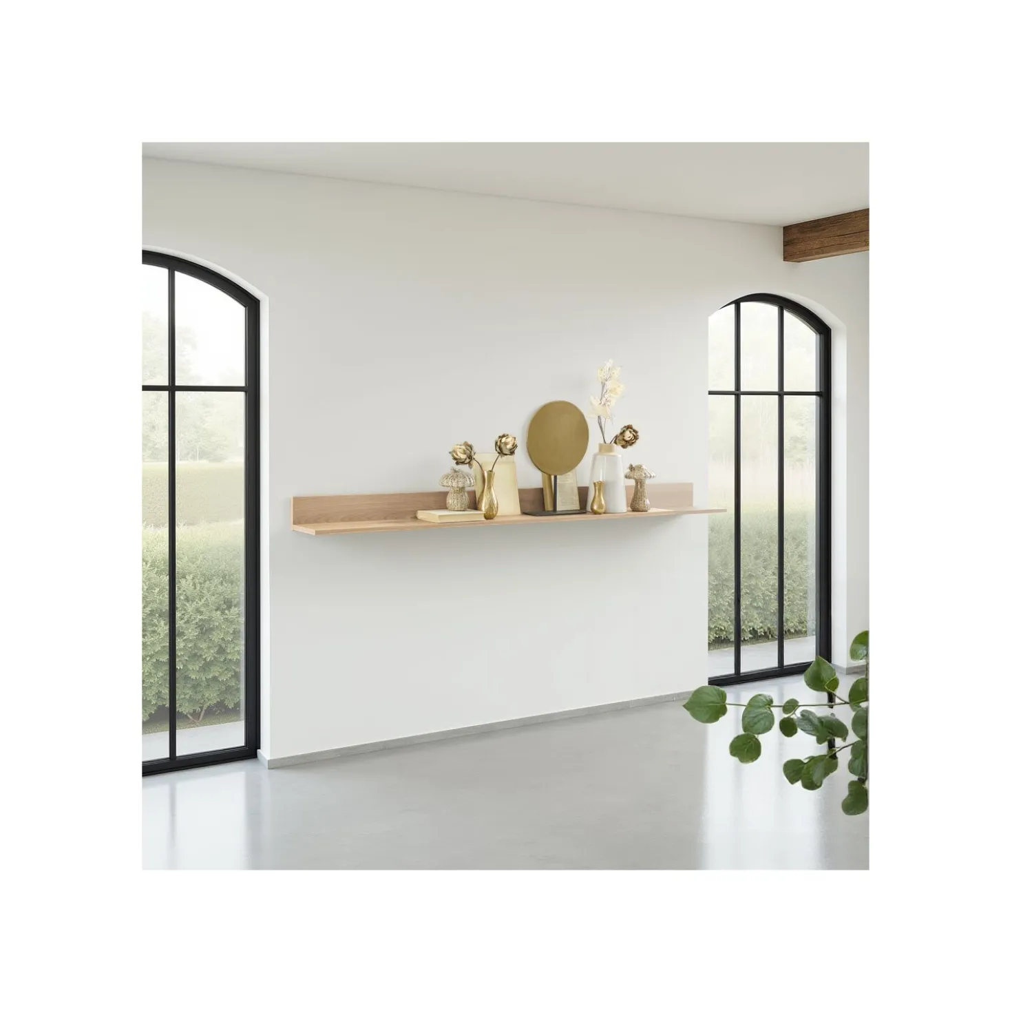Wandplank Paranno 21x165 cm bruin