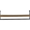 Wandplank Pardal Hout metaal 24x80 cm bruin