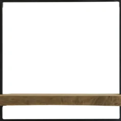 Wandplank Pardal Hout metaal 50x50 cm bruin